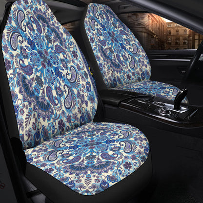 Car Seat Cover Paisley Bandana Pattern Seamless Car Seat Cover
