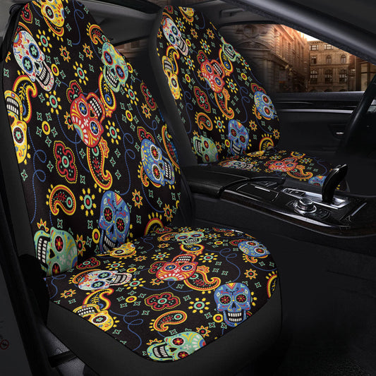 Car Seat Cover Paisley Bandana Pattern Seamless Car Seat Cover