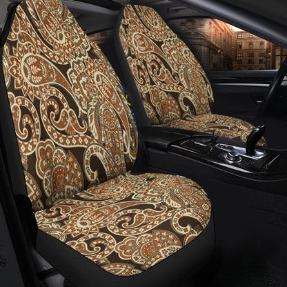 Car Seat Cover Paisley Bandana Pattern Seamless Car Seat Cover
