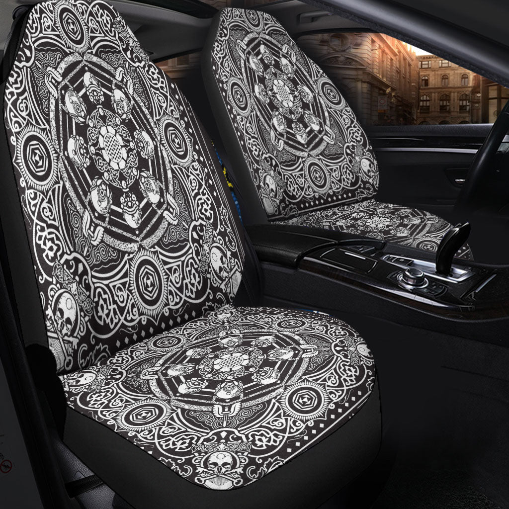 Car Seat Cover Paisley Bandana Pattern Seamless Car Seat Cover