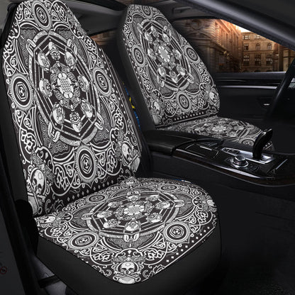 Car Seat Cover Paisley Bandana Pattern Seamless Car Seat Cover