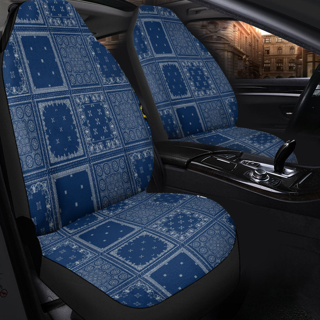 Car Seat Cover Paisley Bandana Pattern Seamless Car Seat Cover