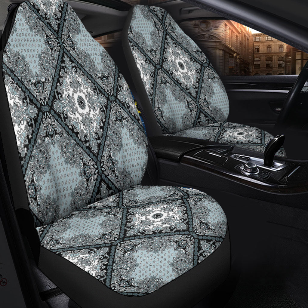 Car Seat Cover Paisley Bandana Pattern Seamless Car Seat Cover