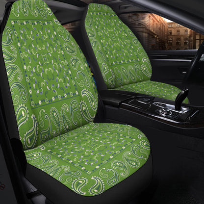Car Seat Cover Paisley Bandana Pattern Seamless Car Seat Cover