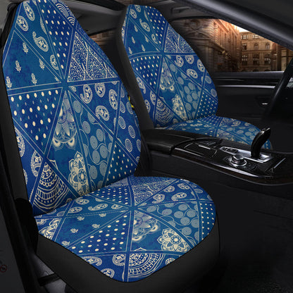 Car Seat Cover Paisley Bandana Pattern Seamless Car Seat Cover