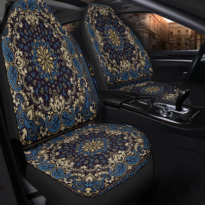 Car Seat Cover Paisley Bandana Pattern Seamless Car Seat Cover