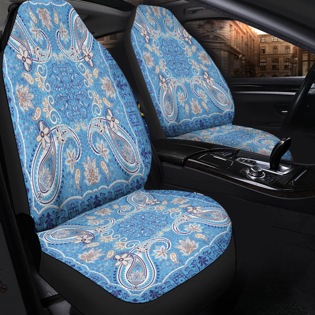 Car Seat Cover Paisley Bandana Pattern Seamless Car Seat Cover