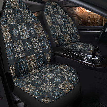 Car Seat Cover Paisley Bandana Pattern Seamless Car Seat Cover