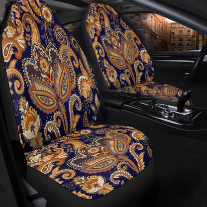 Car Seat Cover Paisley Bandana Pattern Seamless Car Seat Cover