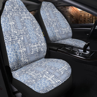Car Seat Cover Paisley Bandana Pattern Seamless Car Seat Cover