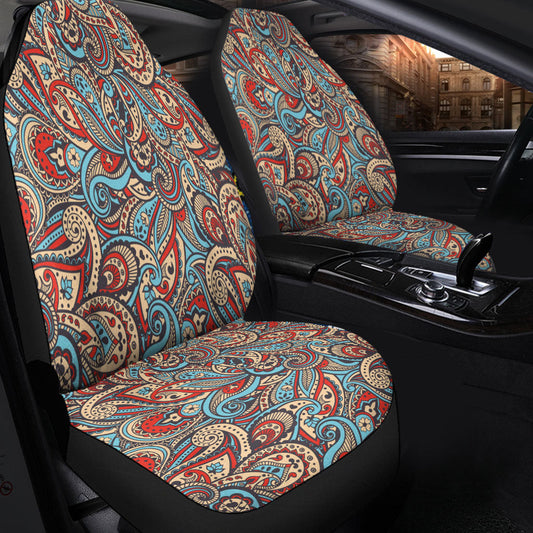 Car Seat Cover Paisley Bandana Pattern Seamless Car Seat Cover