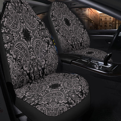 Car Seat Cover Paisley Bandana Pattern Seamless Car Seat Cover
