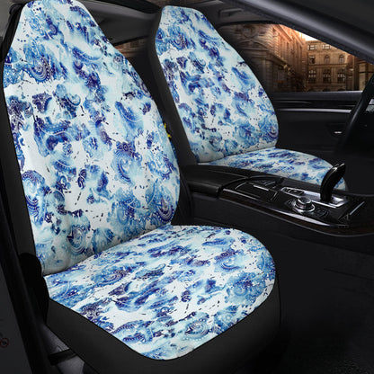 Car Seat Cover Paisley Bandana Pattern Seamless Car Seat Cover
