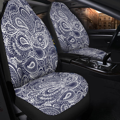 Car Seat Cover Paisley Bandana Pattern Seamless Car Seat Cover