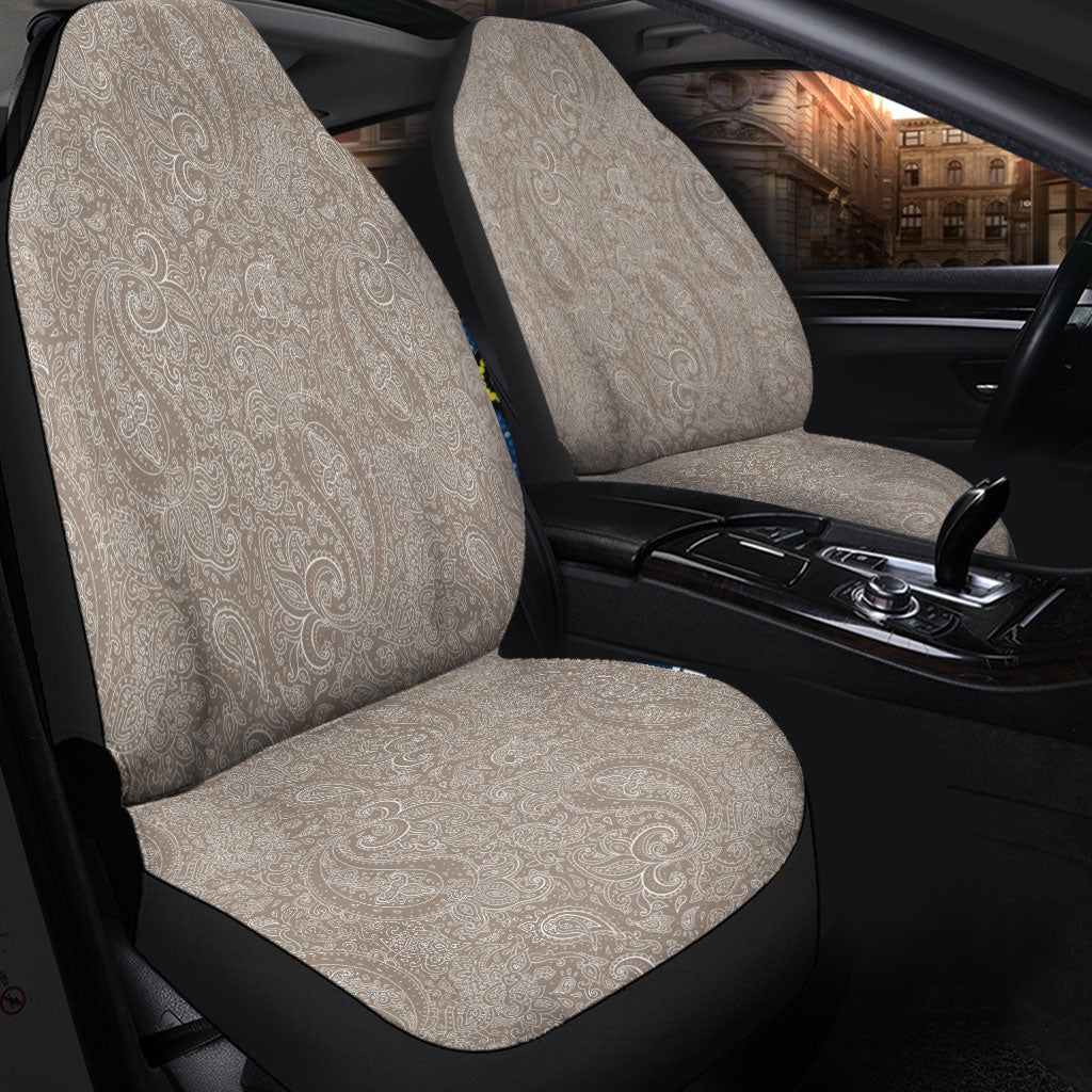 Car Seat Cover Paisley Bandana Pattern Seamless Car Seat Cover