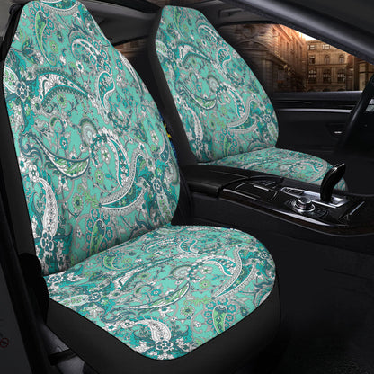 Car Seat Cover Paisley Bandana Pattern Seamless Car Seat Cover
