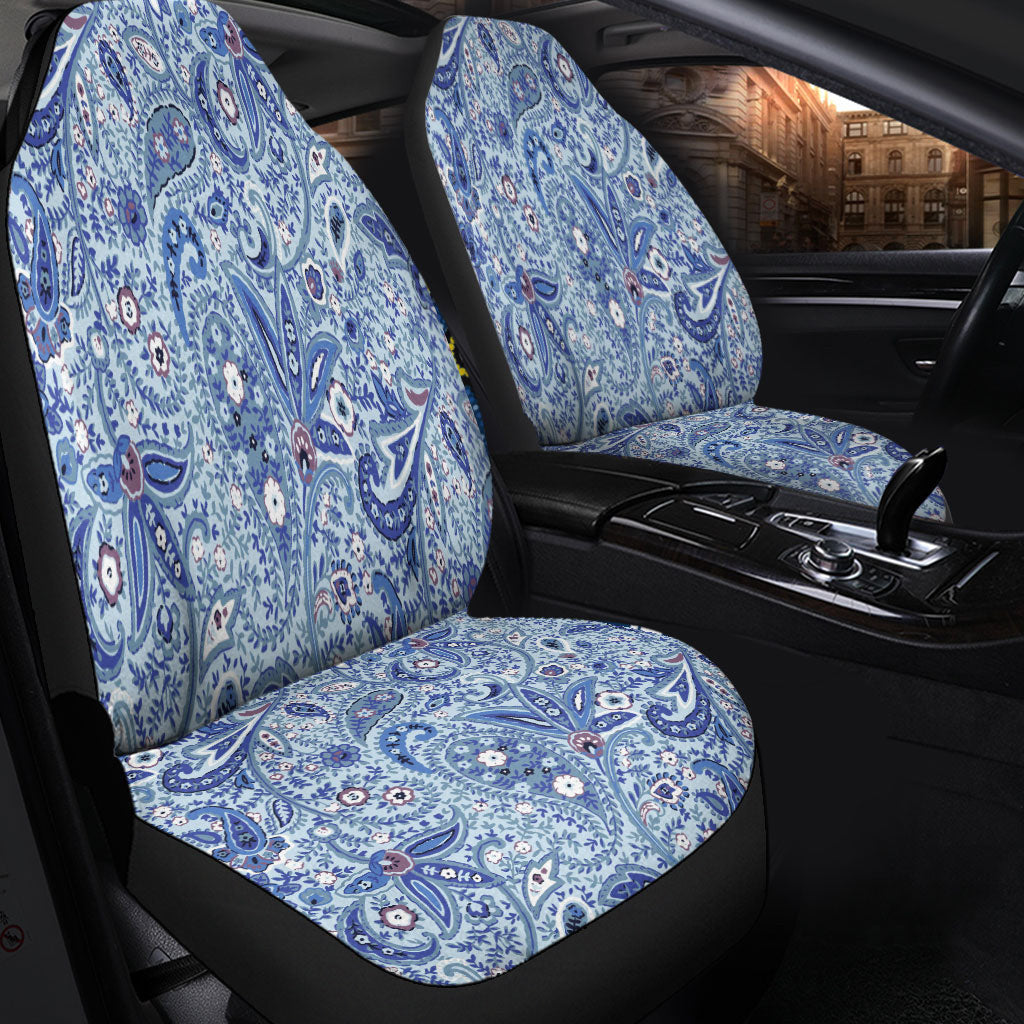 Car Seat Cover Paisley Bandana Pattern Seamless Car Seat Cover