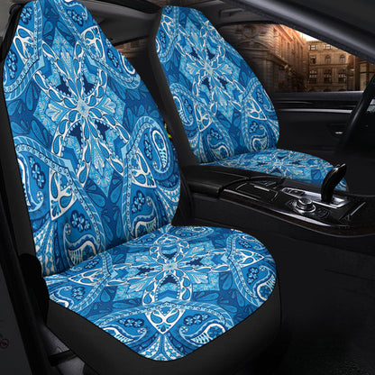 Car Seat Cover Paisley Bandana Pattern Seamless Car Seat Cover