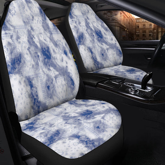 Car Seat Cover Paisley Bandana Pattern Seamless Car Seat Cover