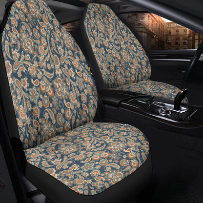 Car Seat Cover Paisley Bandana Pattern Seamless Car Seat Cover