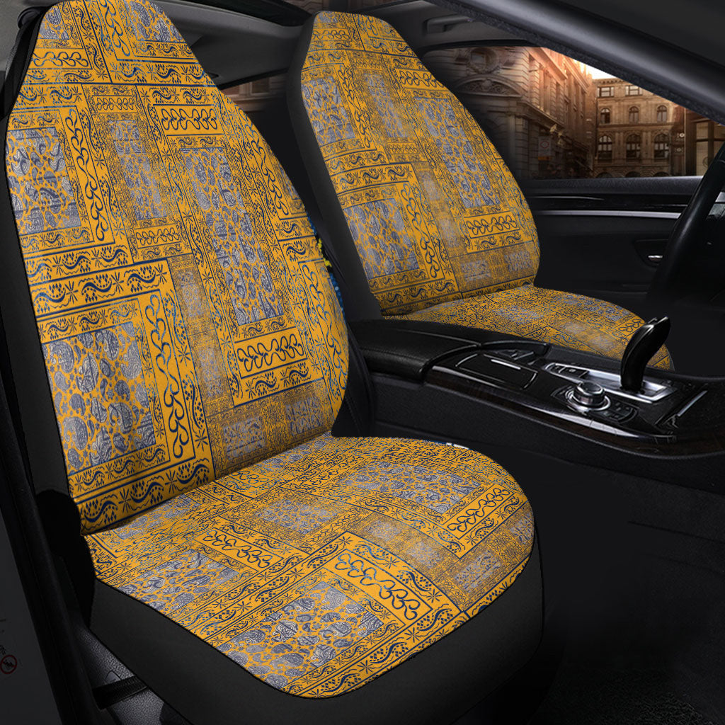 Car Seat Cover Paisley Bandana Pattern Seamless Car Seat Cover