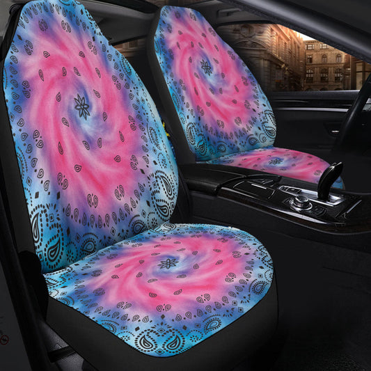 Car Seat Cover Paisley Bandana Pattern Seamless Car Seat Cover
