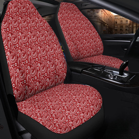 Car Seat Cover Paisley Bandana Pattern Seamless Car Seat Cover