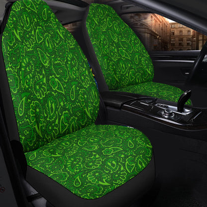 Car Seat Cover Paisley Bandana Pattern Seamless Car Seat Cover