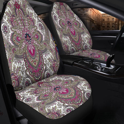 Car Seat Cover Paisley Bandana Pattern Seamless Car Seat Cover