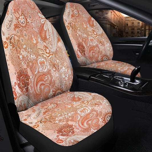 Car Seat Cover Paisley Bandana Pattern Seamless Car Seat Cover