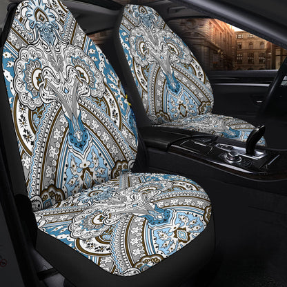 Car Seat Cover Paisley Bandana Pattern Seamless Car Seat Cover