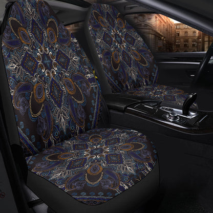 Car Seat Cover Paisley Bandana Pattern Seamless Car Seat Cover