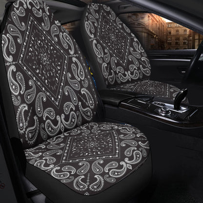 Car Seat Cover Paisley Bandana Pattern Seamless Car Seat Cover