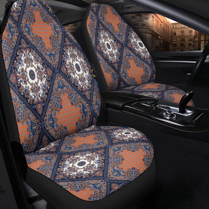 Car Seat Cover Paisley Bandana Pattern Seamless Car Seat Cover