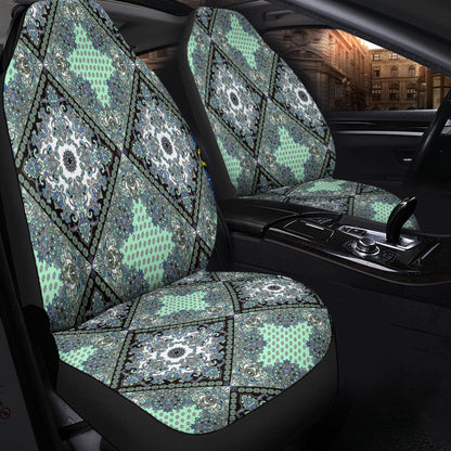 Car Seat Cover Paisley Bandana Pattern Seamless Car Seat Cover