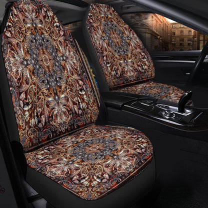 Car Seat Cover Paisley Bandana Pattern Seamless Car Seat Cover