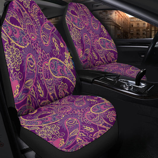 Car Seat Cover Paisley Bandana Pattern Seamless Car Seat Cover
