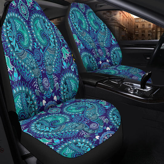 Car Seat Cover Paisley Bandana Pattern Seamless Car Seat Cover