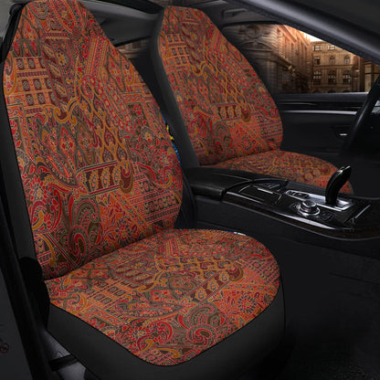 Car Seat Cover Paisley Bandana Pattern Seamless Car Seat Cover