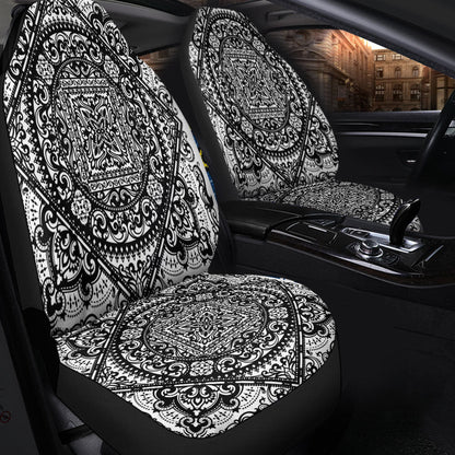 Car Seat Cover Paisley Bandana Pattern Seamless Car Seat Cover