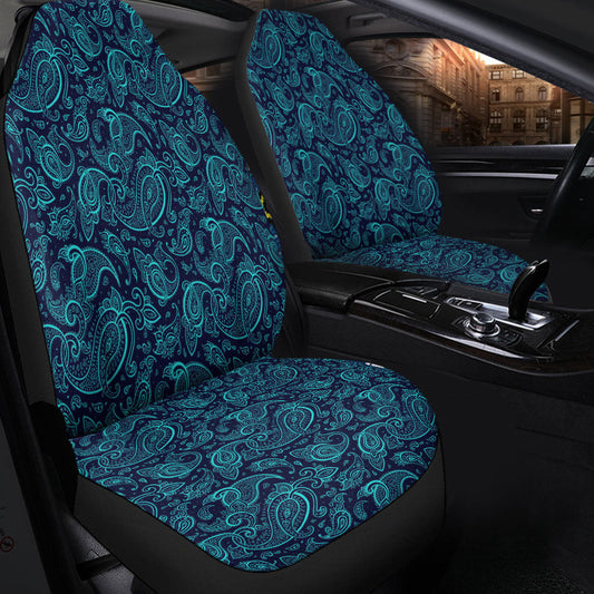 Car Seat Cover Paisley Bandana Pattern Seamless Car Seat Cover