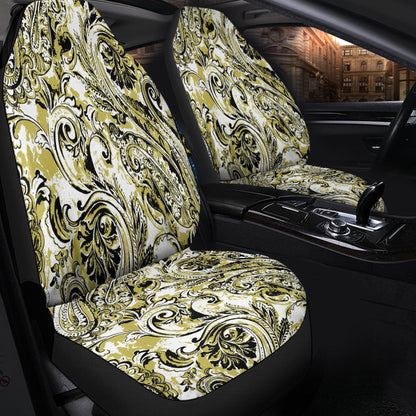 Car Seat Cover Paisley Bandana Pattern Seamless Car Seat Cover