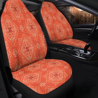 Car Seat Cover Paisley Bandana Pattern Seamless Car Seat Cover