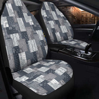 Car Seat Cover Paisley Bandana Pattern Seamless Car Seat Cover