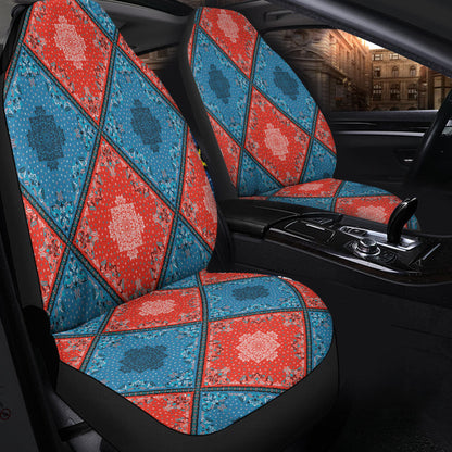 Car Seat Cover Paisley Bandana Pattern Seamless Car Seat Cover