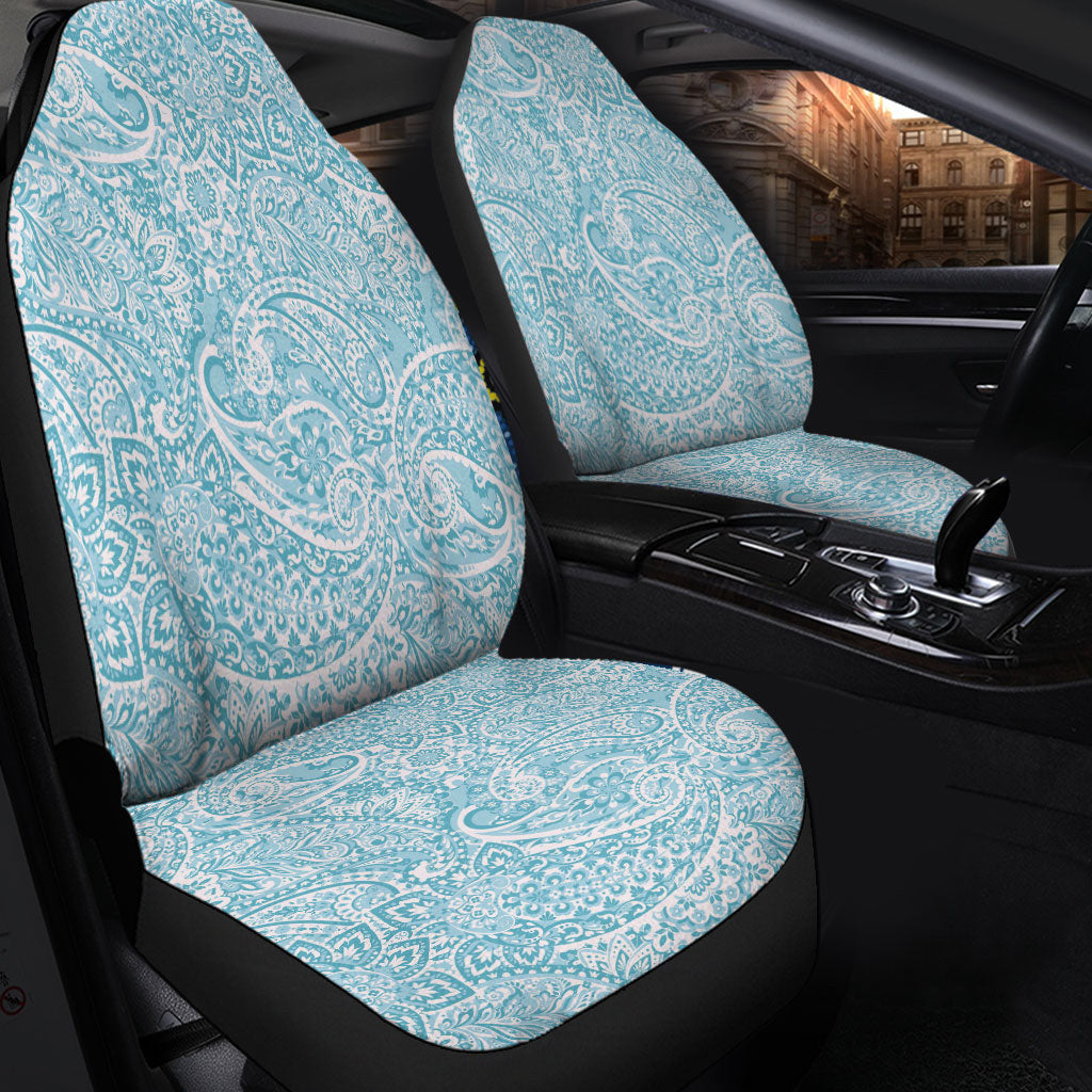 Car Seat Cover Paisley Bandana Pattern Seamless Car Seat Cover