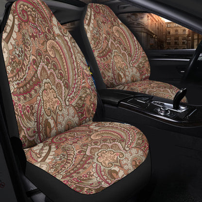 Car Seat Cover Paisley Bandana Pattern Seamless Car Seat Cover
