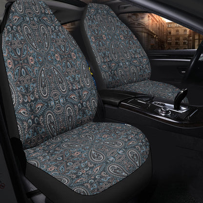Car Seat Cover Paisley Bandana Pattern Seamless Car Seat Cover