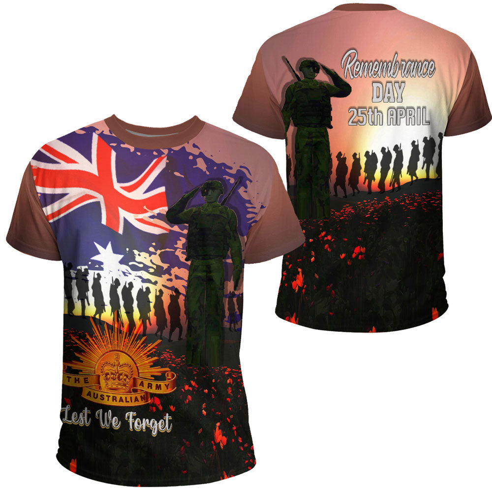 Clothing Anzac Day Soldier Australian T Shirt