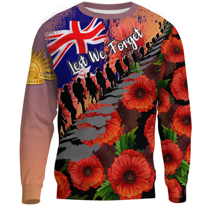 Clothing Anzac Day Poppys Sweatshirts